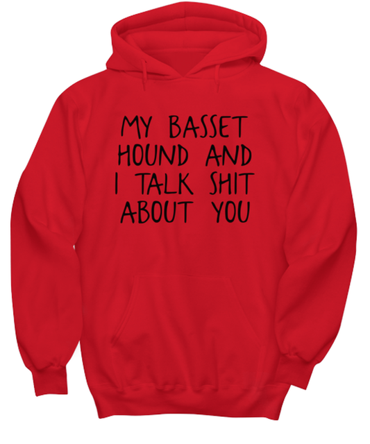 Basset Hound Hoodie Shirt Unique Cute Hooded Tshirt Sweatshirt