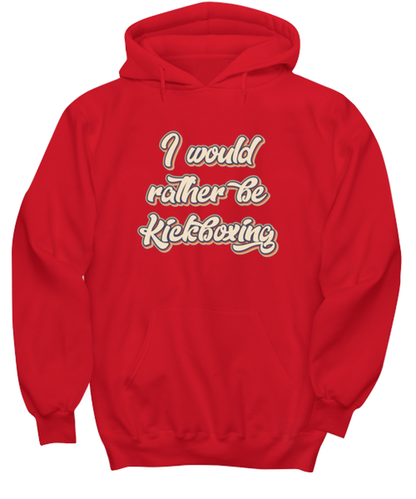 Kickboxing Kickboxer Kick Boxing Lover 70s Retro Hoodie Shirt Unique Cute Hooded Tshirt Sweatshirt