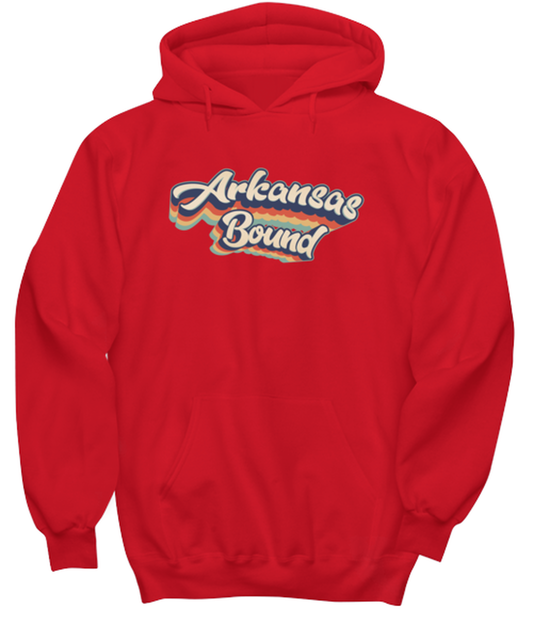 Moving to Arkansas Retro 70s Hoodie Shirt Unique Cute Hooded Tshirt Sweatshirt