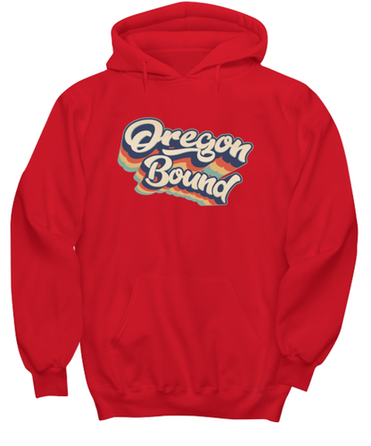 Moving to Oregon Retro 70s Hoodie Shirt Unique Cute Hooded Tshirt Sweatshirt