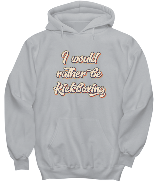 Kickboxing Kickboxer Kick Boxing Lover 70s Retro Hoodie Shirt Unique Cute Hooded Tshirt Sweatshirt