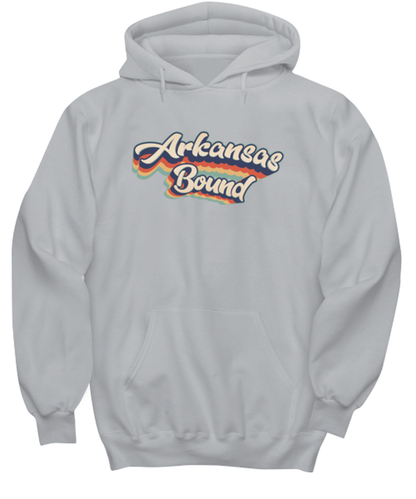 Moving to Arkansas Retro 70s Hoodie Shirt Unique Cute Hooded Tshirt Sweatshirt