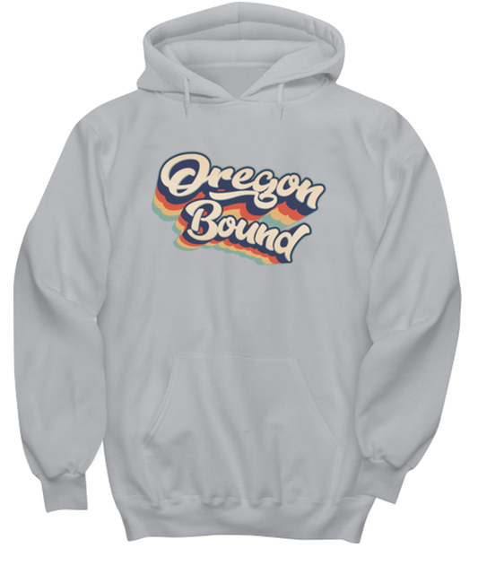 Moving to Oregon Retro 70s Hoodie Shirt Unique Cute Hooded Tshirt Sweatshirt