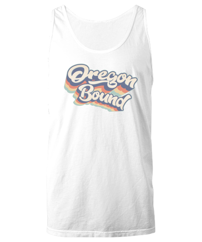 Moving to Oregon Retro 70s Unisex Tank Shirt Unique Cute Tshirt