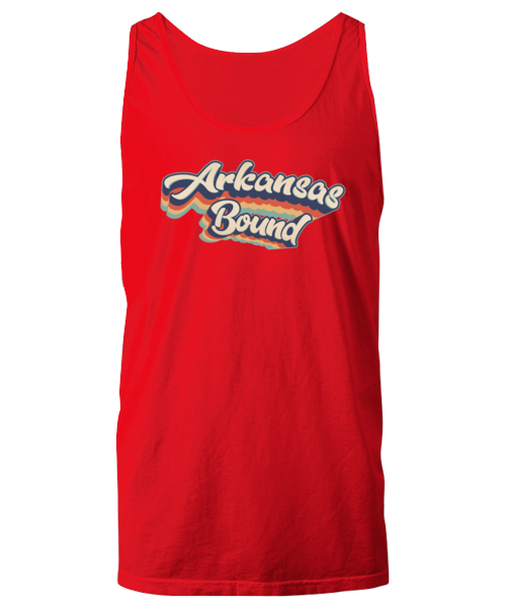 Moving to Arkansas Retro 70s Unisex Tank Shirt Unique Cute Tshirt