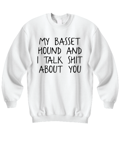 Basset Hound Unisex Sweatshirt Shirt Unique Cute Sweater Tshirt Jumper