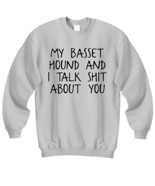 Basset Hound Unisex Sweatshirt Shirt Unique Cute Sweater Tshirt Jumper