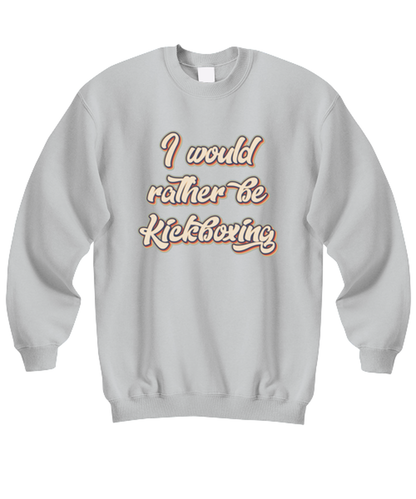 Kickboxing Kickboxer Kick Boxing Lover 70s Retro Unisex Sweatshirt Shirt Unique Cute Sweater Tshirt Jumper