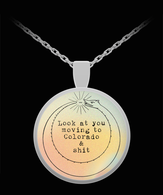 Moving to Colorado Pendant Necklace Jewelry Appreciation for Him Her