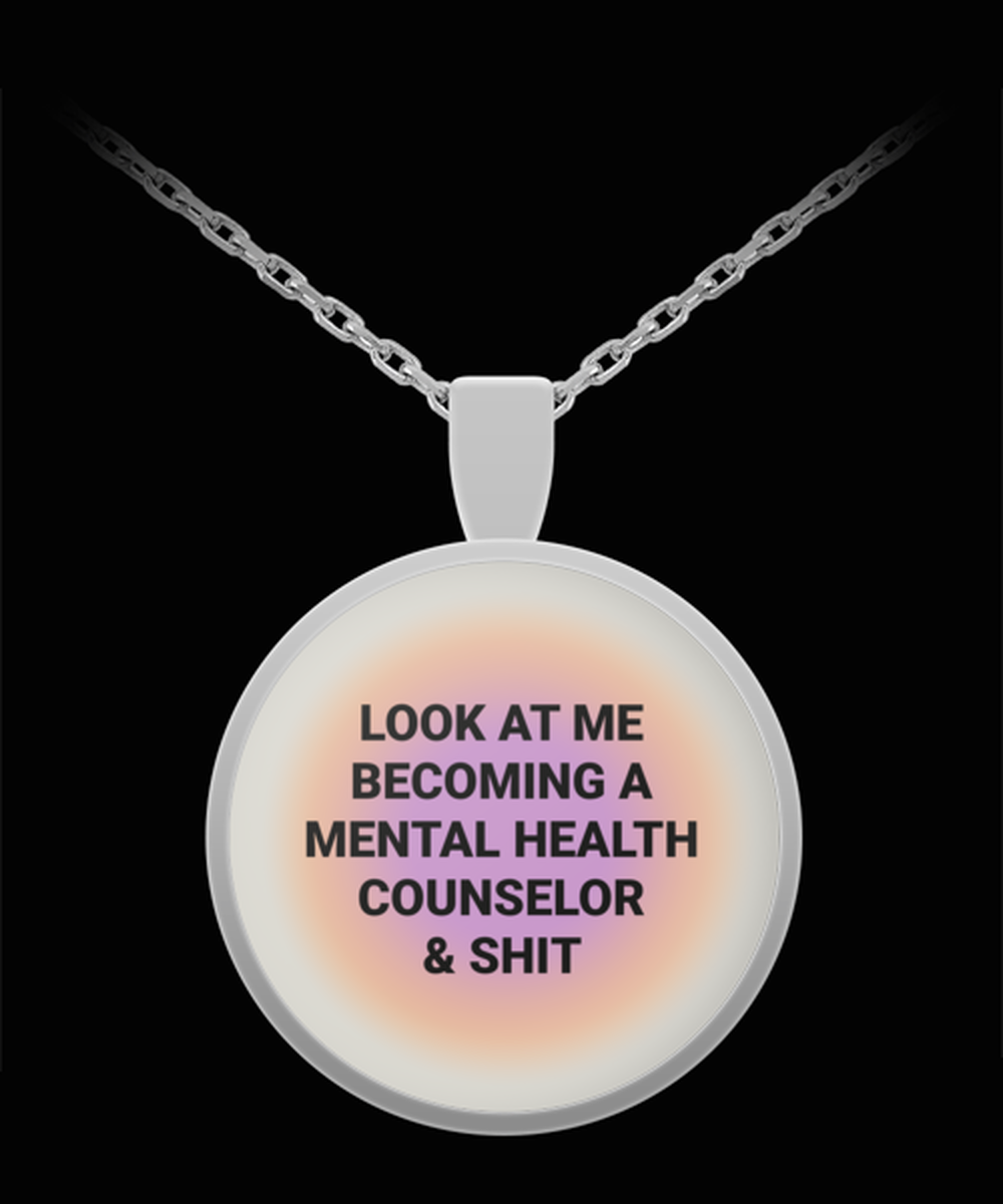 Mental Health Counselor Graduation Pendant Necklace Jewelry Appreciation for Him Her