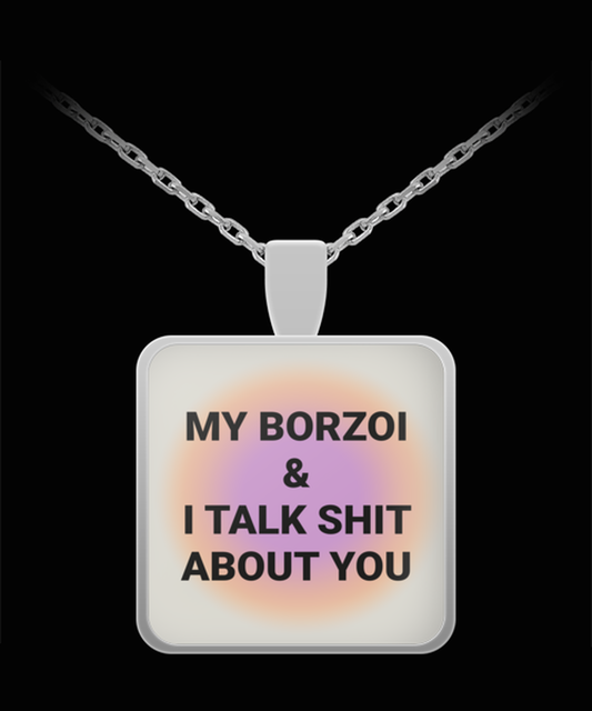 Borzoi Owner Lover Mom Dad Pendant Necklace Jewelry Appreciation for Him Her