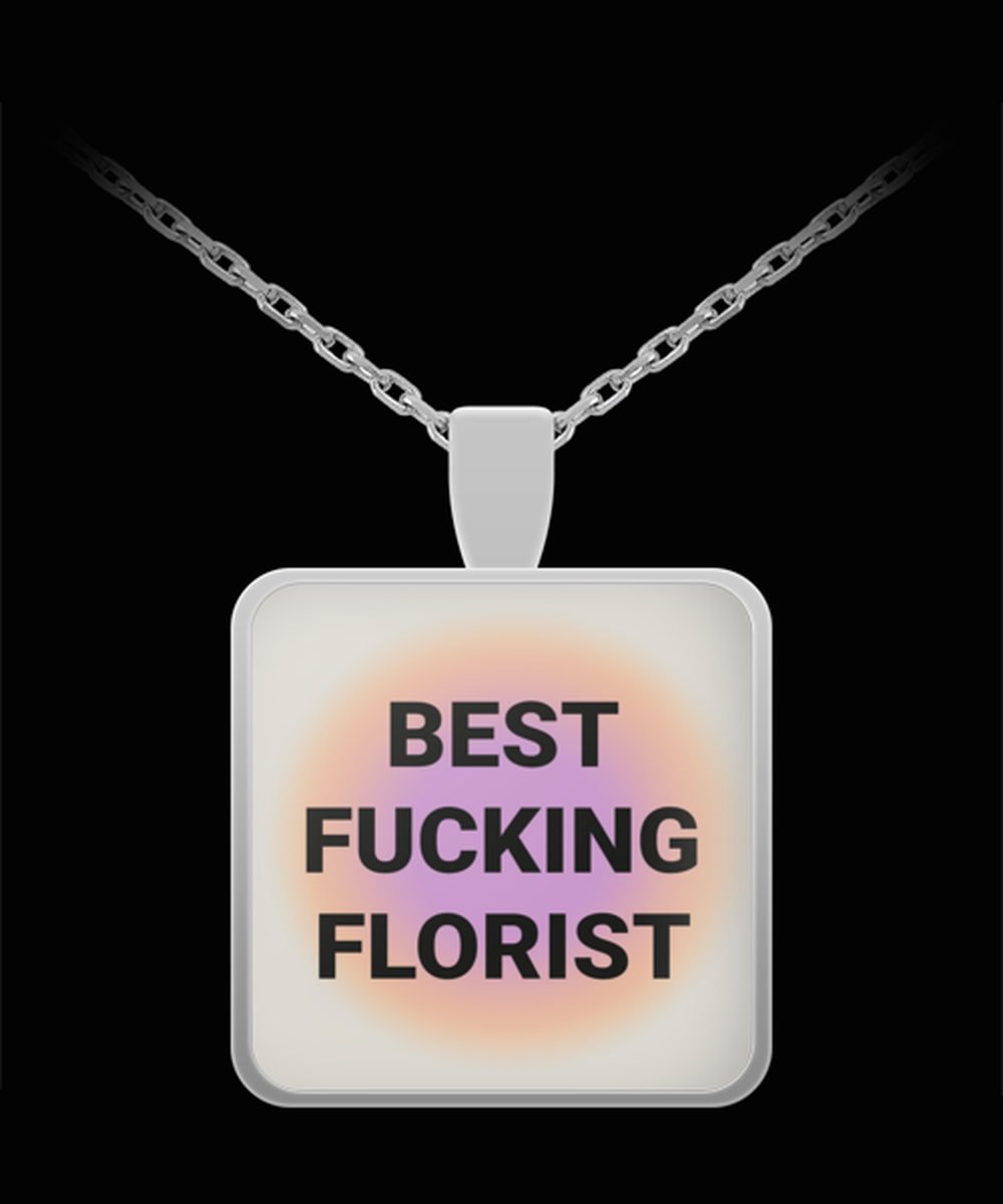 Florist Pendant Necklace Jewelry Appreciation for Him Her