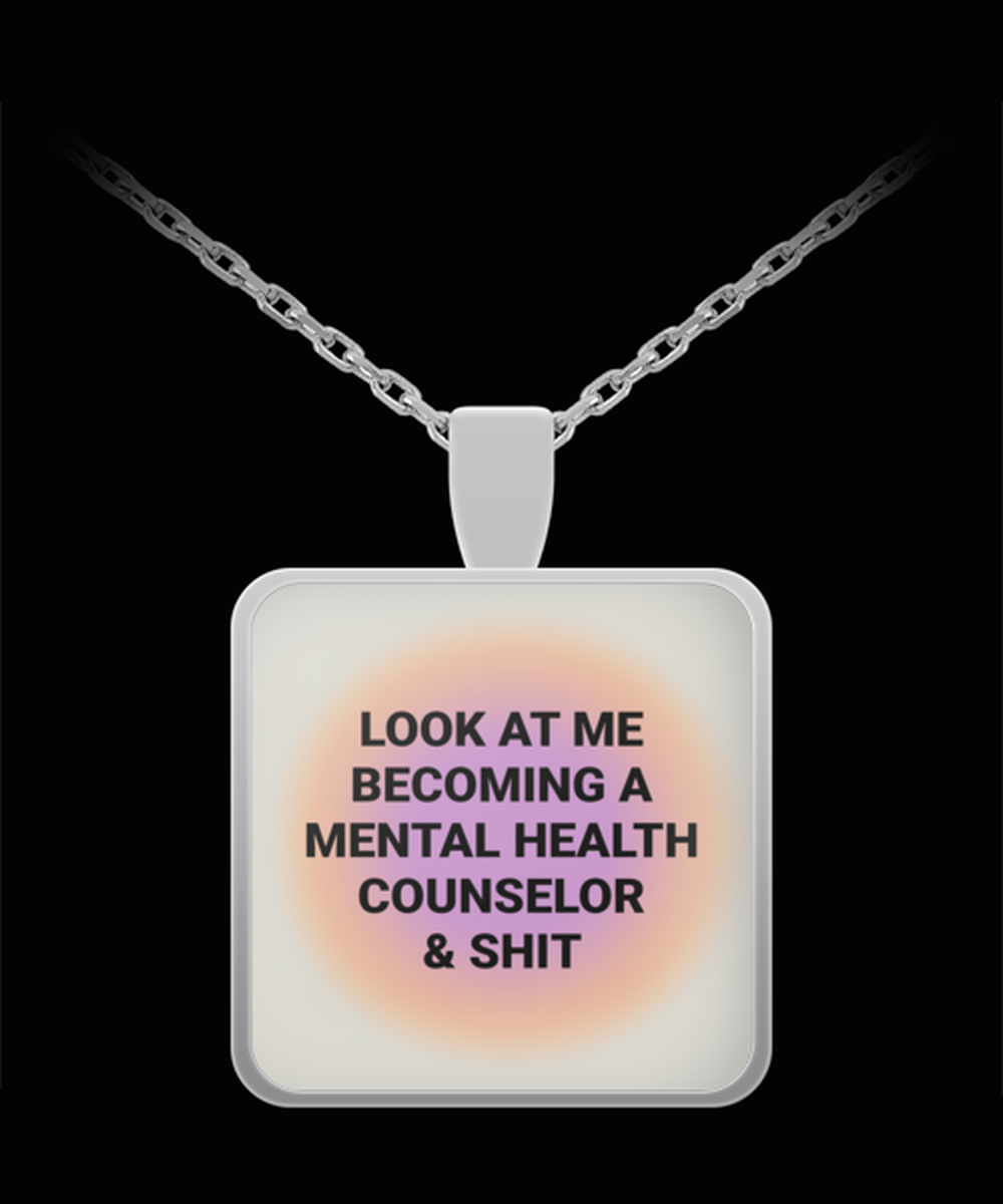 Mental Health Counselor Graduation Pendant Necklace Jewelry Appreciation for Him Her