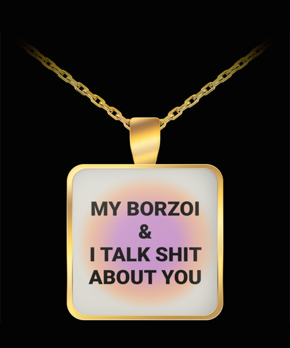 Borzoi Owner Lover Mom Dad Pendant Necklace Jewelry Appreciation for Him Her