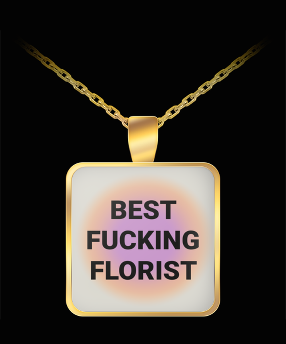 Florist Pendant Necklace Jewelry Appreciation for Him Her