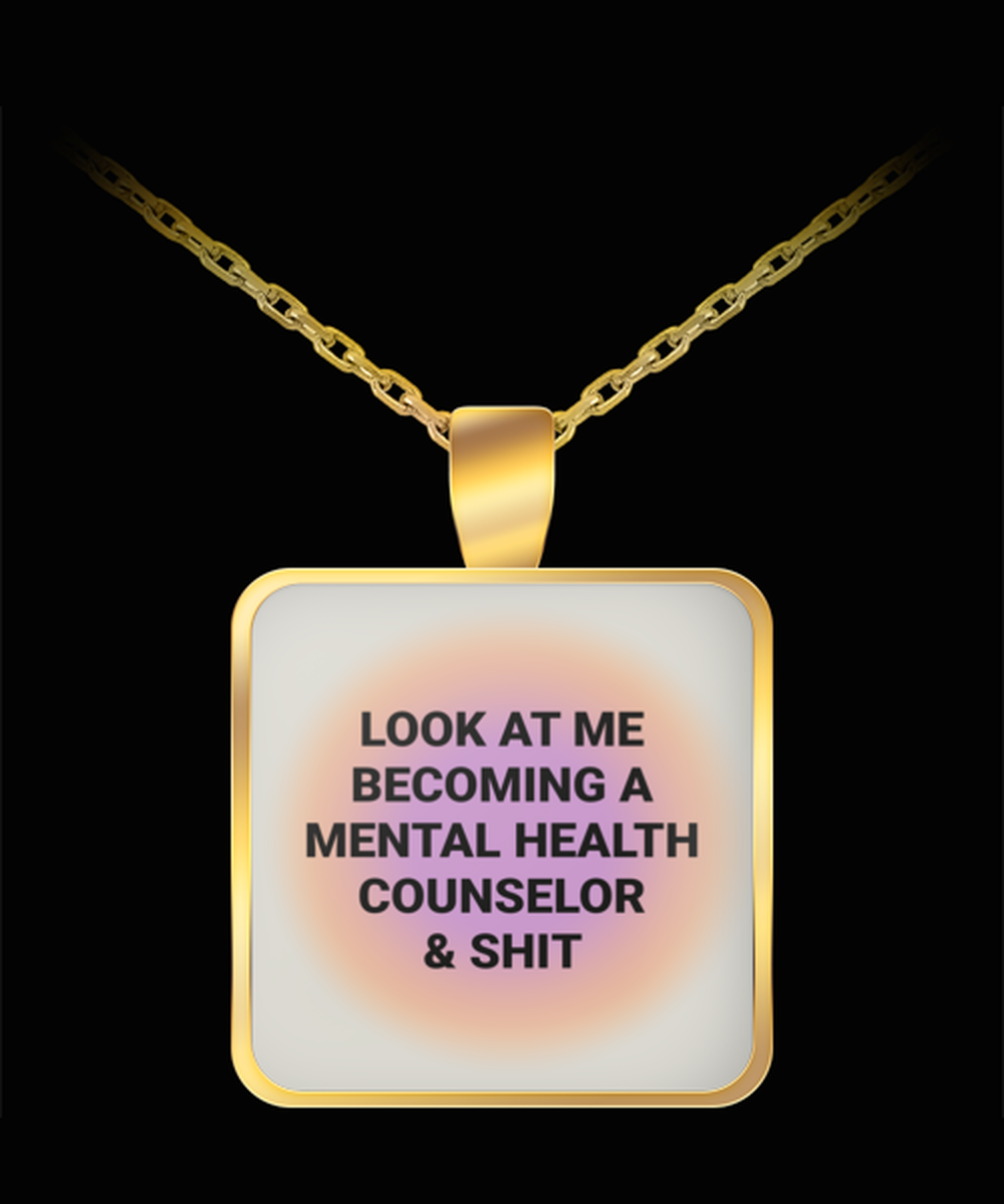 Mental Health Counselor Graduation Pendant Necklace Jewelry Appreciation for Him Her