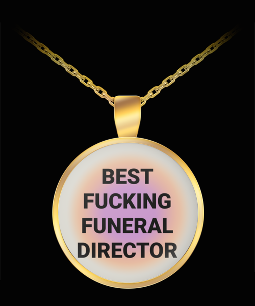 Funeral Director Pendant Necklace Jewelry Appreciation for Him Her