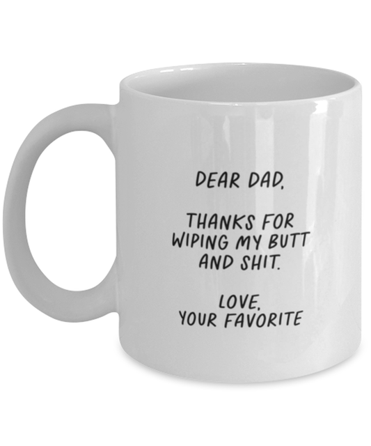 Fathers Day Dad From Daughter Son Gag From Wife Coffee Mug Cute Unique Tea Cup