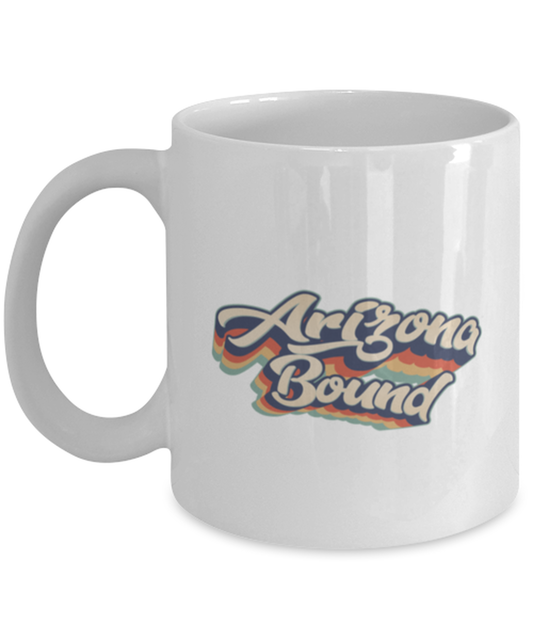 Moving to Arizona Retro 70s Coffee Mug Cute Unique Tea Cup