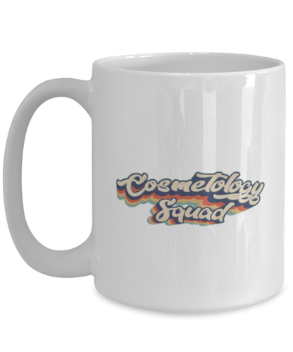 Cosmetology Cosmetologist Instructor Retro 70s Coffee Mug Cute Unique Tea Cup