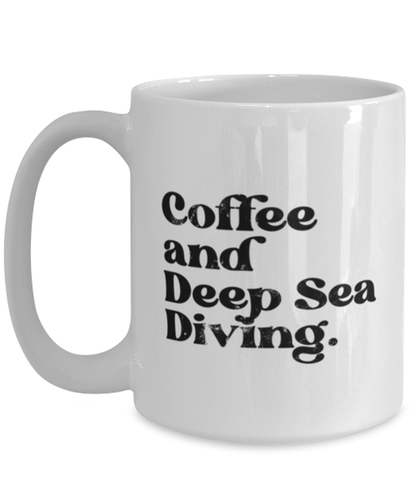 Deep Sea Diver Diving Dive Coffee Mug Cute Unique Tea Cup