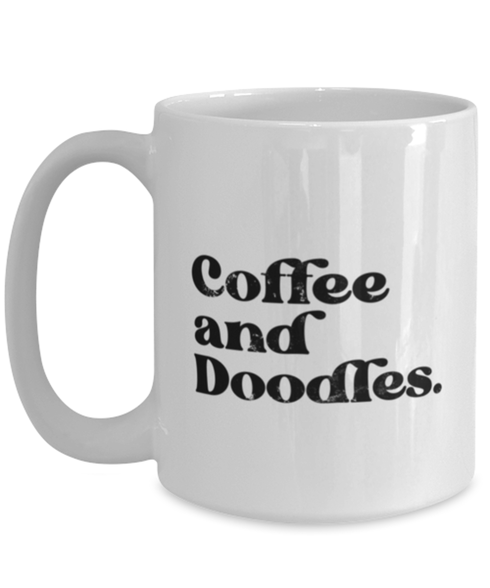 Doodle Lover Mom Dad Golden Doodle Retriever Coffee Mug Cute Unique Tea Cup