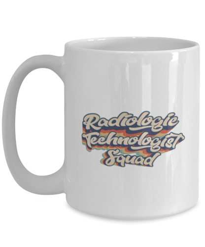 Radiologic Technologist Xray Tech X Ray Retro 70s Coffee Mug Cute Unique Tea Cup