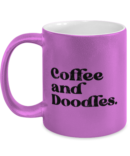 Doodle Lover Mom Dad Golden Doodle Retriever Coffee Mug Cute Unique Tea Cup