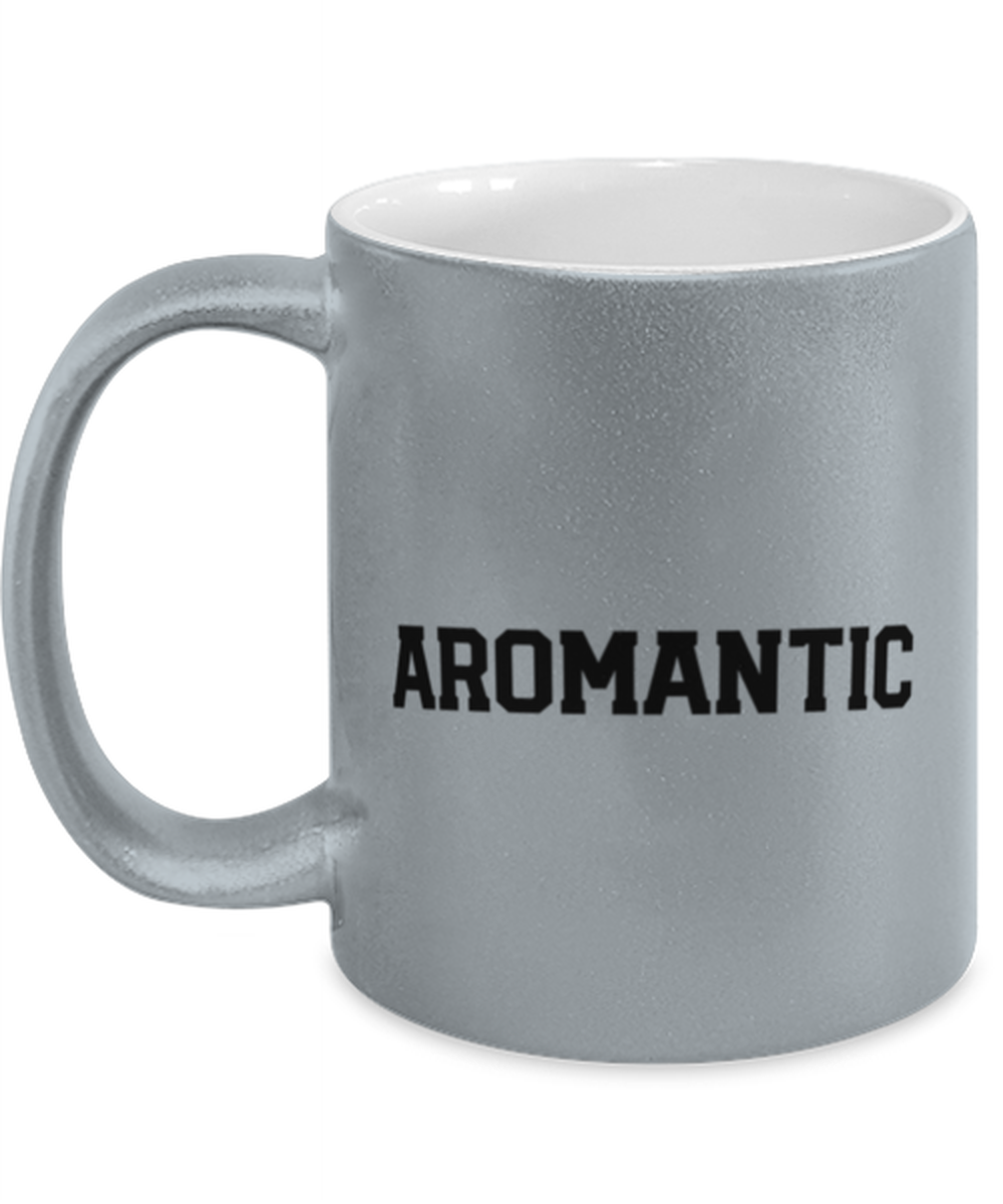 Aromantic Pride 70s Retro LGBT LGBTQ Coffee Mug Cute Unique Tea Cup