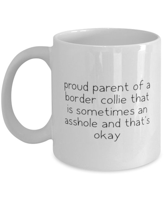 Border Collie Funny Coffee Mug, Women Men Cup, Unique Idea