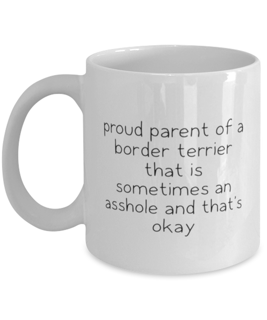 Border Terrier Funny Coffee Mug, Women Men Cup, Unique Idea