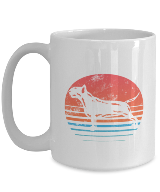 Bull Terrier Dog Funny Coffee Mug, Women Men Cup, Unique Idea