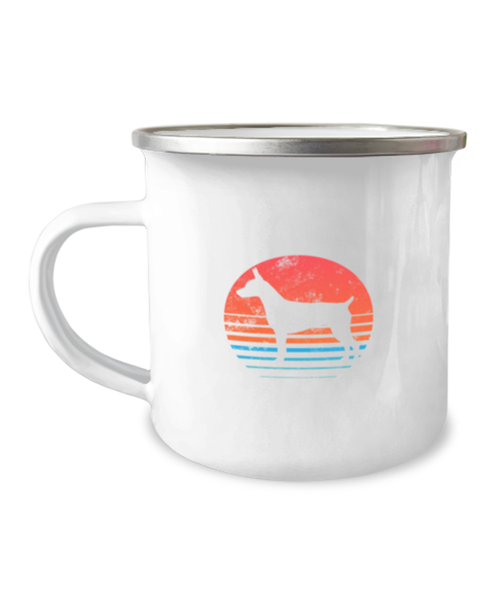 Basenji Funny Campfire Mug, Women Men Camping Coffee Cup, Unique Idea