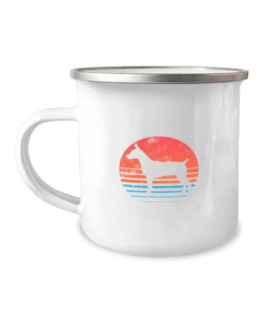 Basenji Funny Campfire Mug, Women Men Camping Coffee Cup, Unique Idea