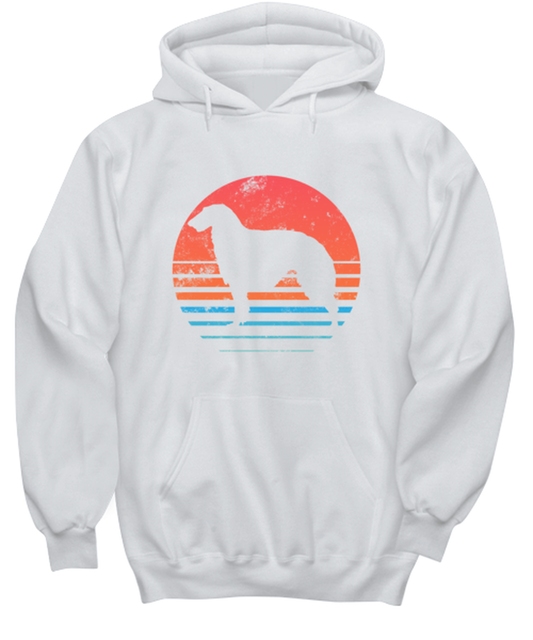 Borzoi Dog Funny Hoodie, Hooded Sweatshirt, Unique Idea, For Him Her