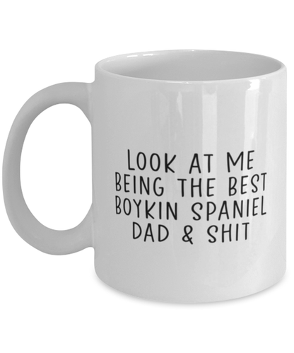 Boykin Spaniel Dad Funny Coffee Mug, Cup, Unique Gag Idea, Him Her