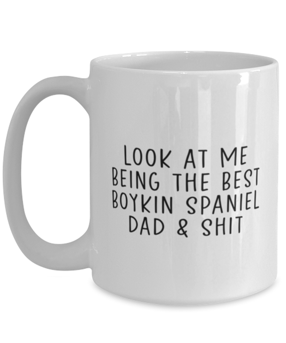 Boykin Spaniel Dad Funny Coffee Mug, Cup, Unique Gag Idea, Him Her