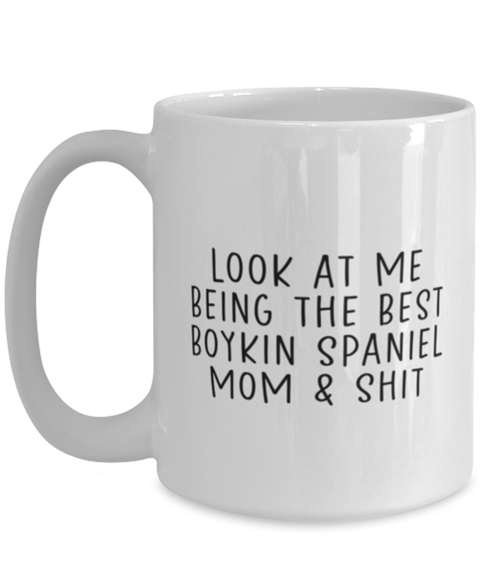 Boykin Spaniel Mom Funny Coffee Mug, Cup, Unique Gag Idea, Him Her