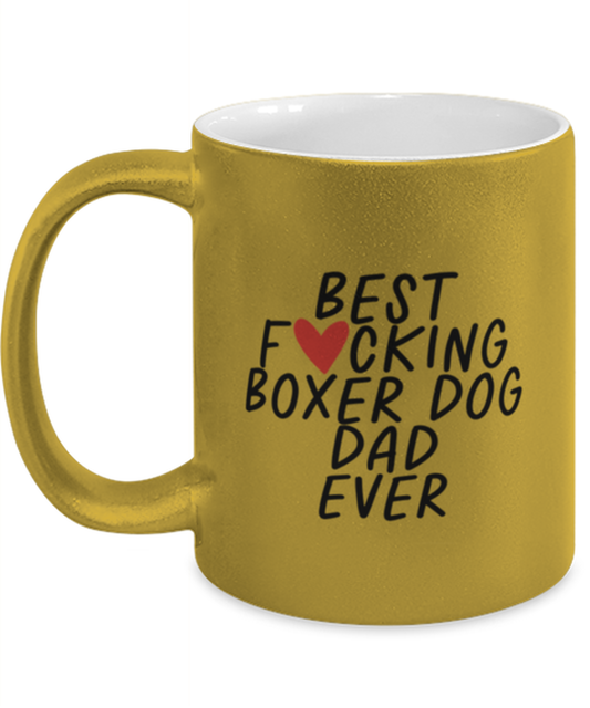 Boxer Dog Dad Funny Coffee Mug, Cup, Unique Gag Idea, Him Her