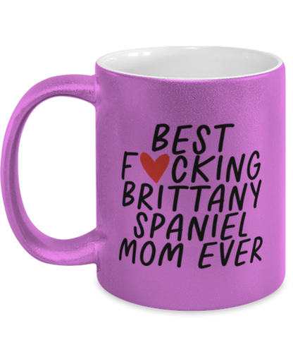 Brittany Spaniel Mom Funny Coffee Mug, Cup, Unique Gag Idea, Him Her