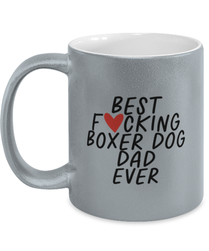 Boxer Dog Dad Funny Coffee Mug, Cup, Unique Gag Idea, Him Her