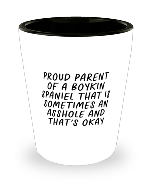 Boykin Spaniel Funny Shot Glass, Shotglass, Unique Gag Idea, Him Her