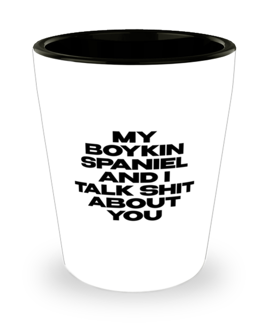 Boykin Spaniel Funny Shot Glass, Shotglass, Unique Gag Idea, Him Her