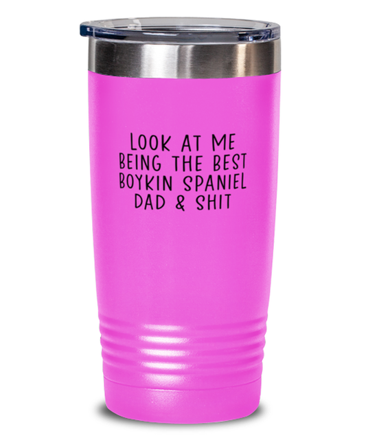 Boykin Spaniel Dad Funny Tumbler, Coffee Cup, Travel Mug, Unique Gag Idea, Him Her