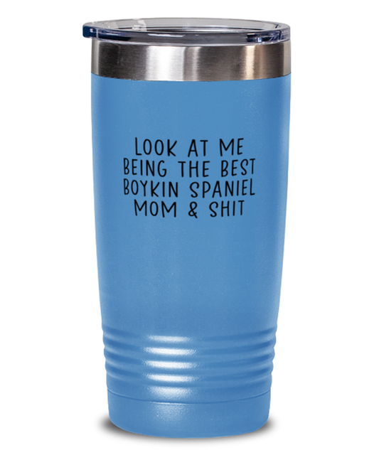 Boykin Spaniel Mom Funny Tumbler, Coffee Cup, Travel Mug, Unique Gag Idea, Him Her