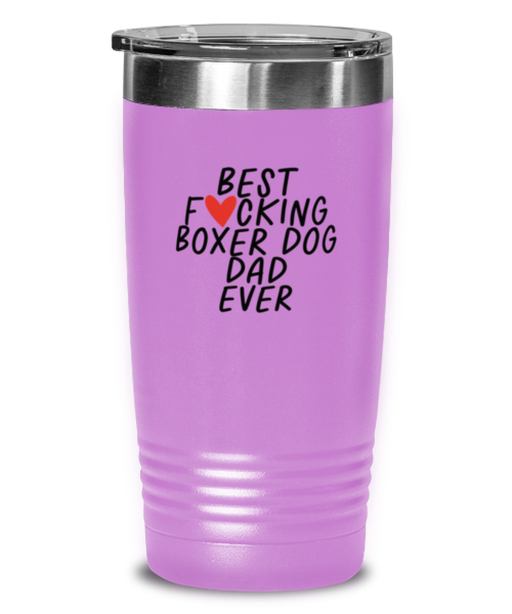 Boxer Dog Dad Funny Tumbler, Coffee Cup, Travel Mug, Unique Gag Idea, Him Her