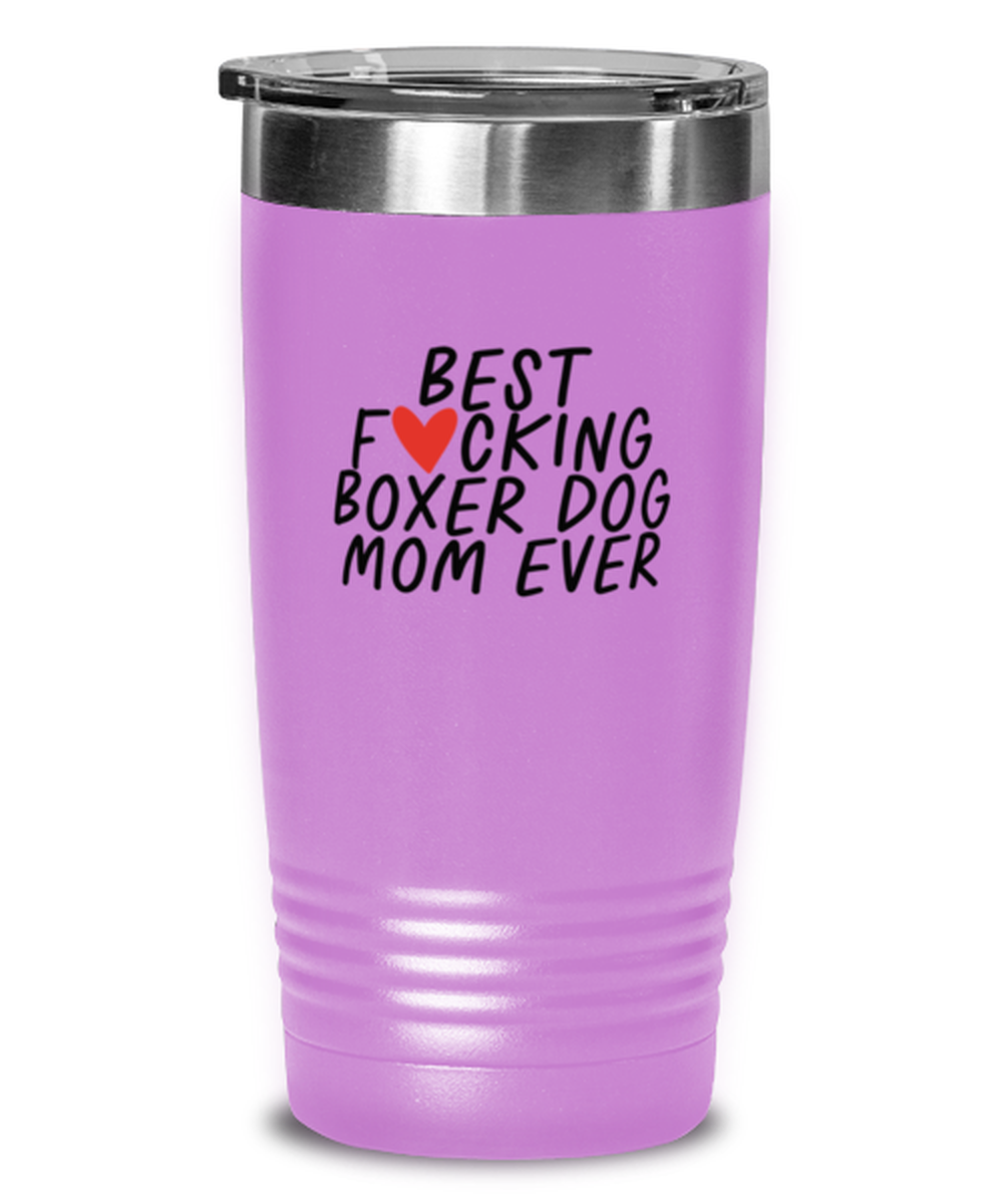 Boxer Dog Mom Funny Tumbler, Coffee Cup, Travel Mug, Unique Gag Idea, Him Her