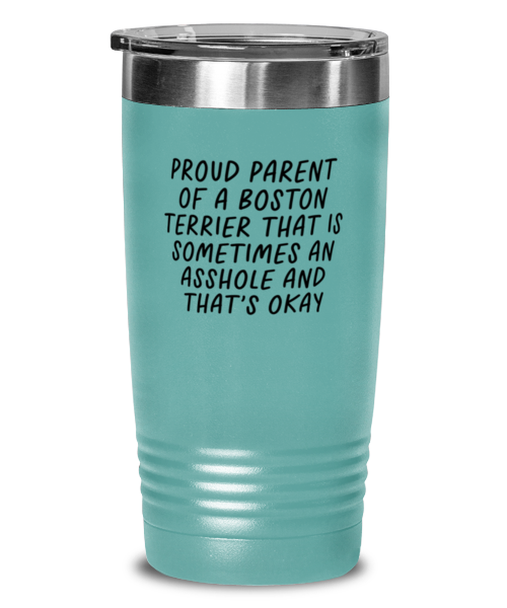 Boston Terrier Funny Tumbler, Coffee Cup, Travel Mug, Unique Gag Idea, Him Her