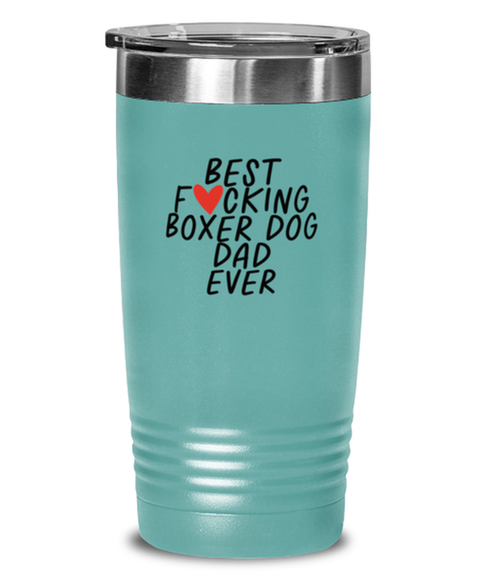 Boxer Dog Dad Funny Tumbler, Coffee Cup, Travel Mug, Unique Gag Idea, Him Her