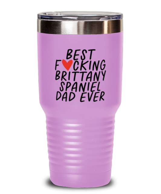 Brittany Spaniel Dad Funny Tumbler, Coffee Cup, Travel Mug, Unique Gag Idea, Him Her